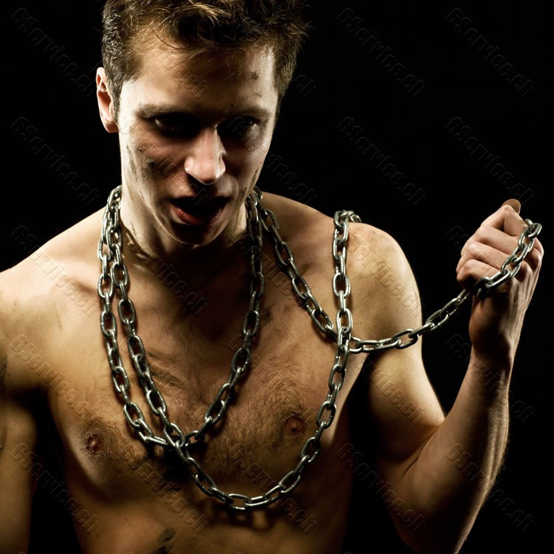 für den Schmerz-Sklave